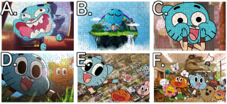 Gumball 252 EL puzzle. + Kvalitné box High!