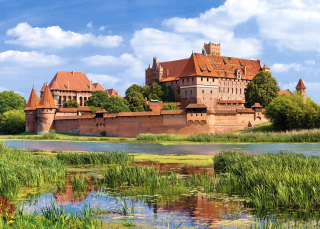 PUZZLE CASTLE VIEW KRAJINA Malbork 3000 CASTOR