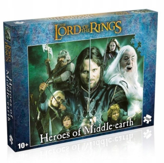 Puzzle Lord of the Rings hrdinov z Middlearth 1000