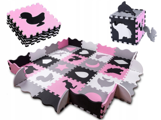 VZDELÁVACIE PUZZLE FOAM MAT FAT 150x150 36EL