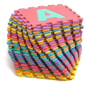 PENOVÉ PUZZLE VZDELÁVACIE MAT LISTY 26 El.