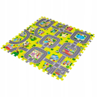Pena puzzle. Vzdelávacie mat. Street City