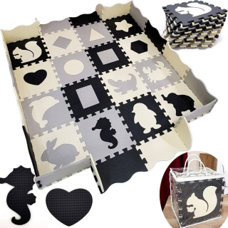 PENOVÉ PUZZLE VZDELÁVACIE HRACIE PODLOŽKY HRUBÉ XXL