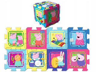 Puzzle skladačky Peppa Floor Mata Trefl