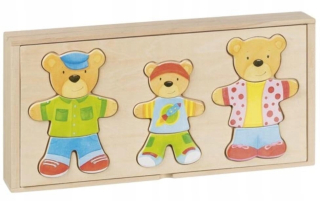 Puzzle medvedíkmi, Goki