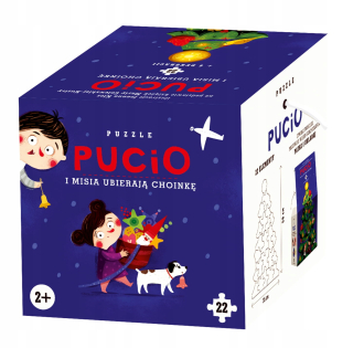 Puči Puzzle a Teddy Bear zdobiť vianočný strom