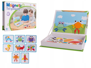 GEOMETRICKÉ OBRÁZKY MAGNETICKÉHO PUZZLE