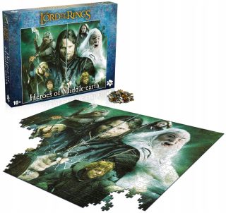PÁN PRSTENOV HRDINOVIA STREDNÉHO PUZZLE