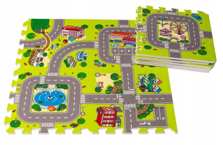 PUZZLE EDUCATIONAL MAT pena puzzle CITY