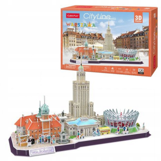 Panorama 3D Warsaw Puzzle Cubicfun