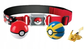 Pokemon -  Opasok Pokemon Set Belt 2 Pokeball figurín Pikachu