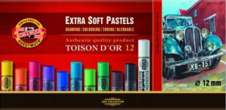 Extra suché - Koh-I-Noor Pastels - 12 položiek