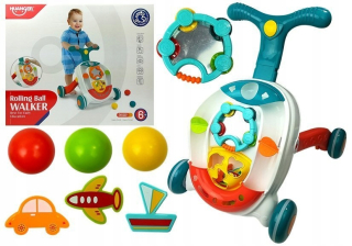 Detské Pogach Educational White s loptičkami