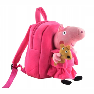 Peppa Pig Bag Batoh+plyšová hračka pre bábiky
