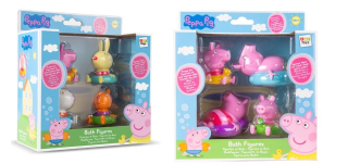 Peppa Pig - Sada 4 postáv ponoriť mixu