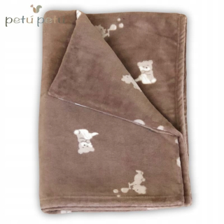 Prikrývka, prehozy na posteľ - Petú petú priedušnú plyšovú fleece prikrývku