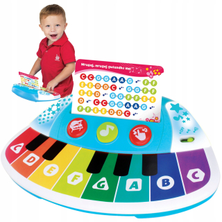 Interaktívny piano s notami