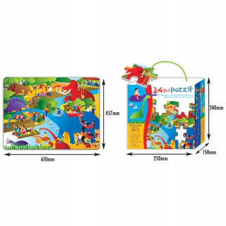 Penové puzzle - Dinosaury