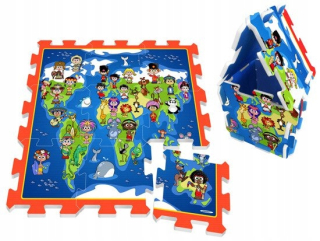 MATA pena puzzle Deti mape sveta ZA3149
