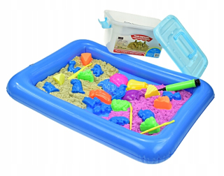 Kinetický piesok 3 kg set, bazén 25x formičky