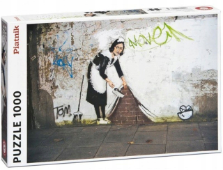 PIATNIK PUZZLE 1000 Prvky Banksy, upratovanie