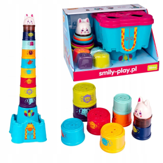 Pyramid Cup Tower Rabbit Castle Sorter