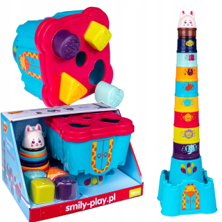Pyramída Tower Castle Sorter hrnčeky