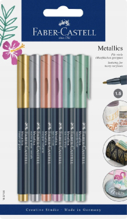 Faber-Castell Metalic Metallic 6 Farby