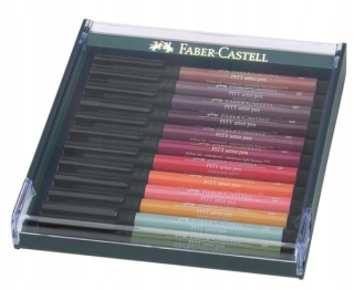 Pits Pit Artist Pen B Faber-Castell Earth 12KO