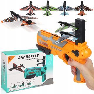 Lietadiel launcher gun + 4x lietadlo