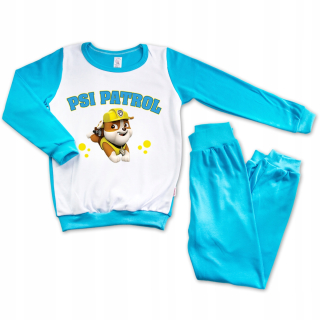 Paw Patrol - Pyžamo s dlhým rukávom Turquoise 110 PSI Patrol 07