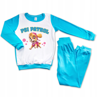 Paw Patrol - Pyžamo s dlhým rukávom Turquoise 110 PSI Patrol 08