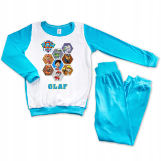 Paw Patrol - Pyžamo s dlhým rukávom Turquoise 104 Dog Patrol 24 Meno