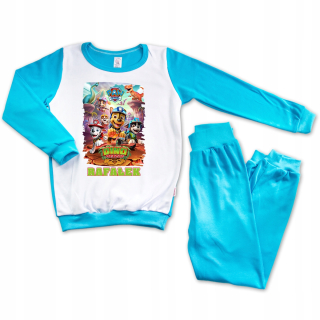 Paw Patrol - Pyžamá dlhý rukáv tyrkysové 104 psi hliadka 26 názov