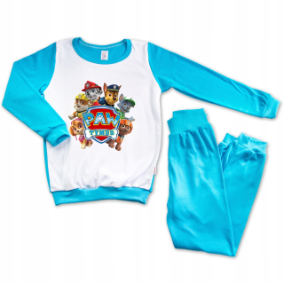 Paw Patrol - Pyžamo s dlhým rukávom Turquoise 104 Dog Patrol 29 Meno
