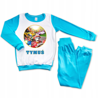 Paw Patrol - Pyžamá dlhý rukáv tyrkysové 104 psi hliadka 30 názov