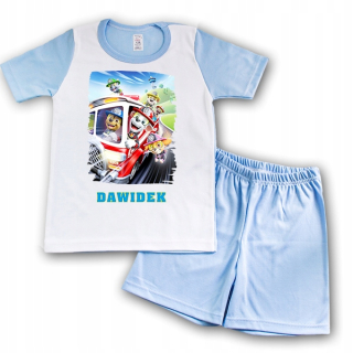 Paw Patrol  - PAJAMAS Krátky rukáv Blue 104 Dog Patrol 17 Názov