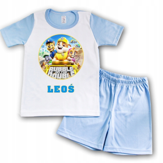 Paw Patrol - Pyžamo s krátkym rukávom modrej 104 Dog Patrol 19 Meno