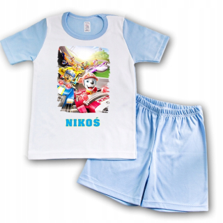 Paw Patrol - Pyžamo s krátkym rukávom modrej 104 Dog Patrol 22 Meno