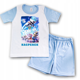 Paw Patrol - Pyžamo s krátkym rukávom modrej 104 Dog Patrol 24 Meno