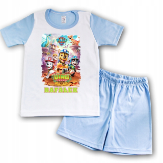 Paw Patrol - Pyžamo s krátkym rukávom modrá 98 Dog Patrol 25 Meno