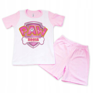Paw Patrol - Pyžamá krátky rukáv Pink 98 Dog Patrol 14 Meno
