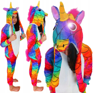 Detské pyžamo Kombinéza Unicorn 125-140 LED