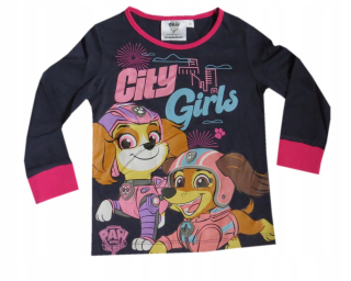 Paw Patrol - Pyžamá Detská PSI Patrol z granátového jablka 5 rokov 110 cm
