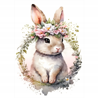 Detský obraz - Plagát pre deti 50x70 Shining Bunny PS180