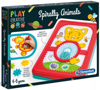 Play Creative Špirála Zvieratá Mandala