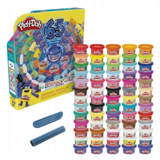 Play-Doh 65-Pak Kit Colors Dough F1528