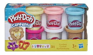Play-Doh plastická hmota set konfety vaňa 6
