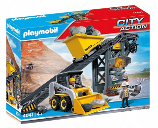 Stavebnica - Playmobil 4041 bager extrakt nabíjačka