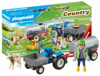Stavebnica - 70367 Playmobil Traktor s nádržou na vodu